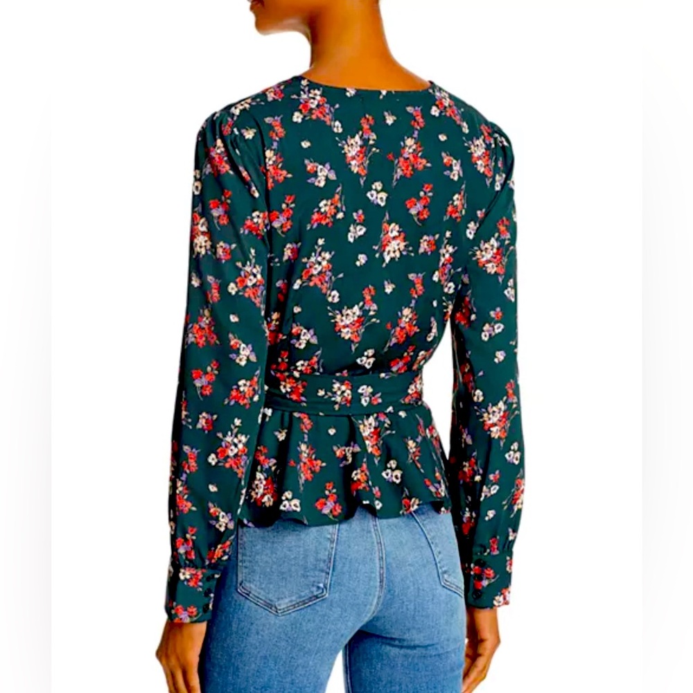 New Lost and Wander Floral-Print Wrap Top - 100% Exclusive - Picture 2 of 7